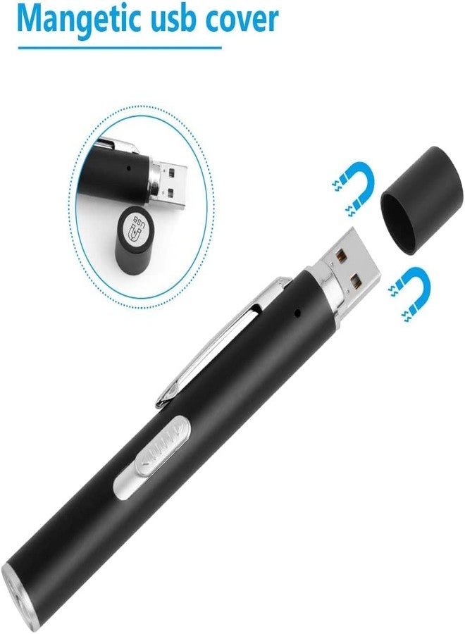 Mumoo Bear Cat Dog Red Pointer Light Toy, 3-in-1 Cat Toys Cat Dog Interactive Toy, USB Rechargeable LED Cat Pen Light, Pet Scratching Practice Chase Training Tool Funny Flashlight（Black） - Image 5